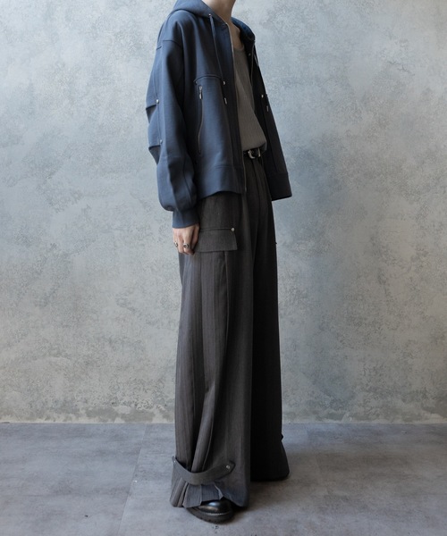 Double knee zip parker/ダブルニージップパーカー（パーカー