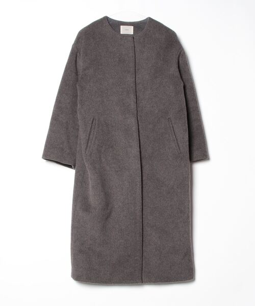 セール/ブランド古着】ノーカラーコート（ノーカラーコート）｜IENA