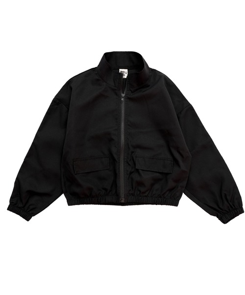 Bee des Bee(ビーデスビー)の「クロップド丈 ジップアップブルゾン(ブルゾン・キッズ・ブラック/ラベンダー/アイボリー/ピンク・110cm/100cm/120cm/130cm/140cm/150cm)」の10枚目の写真