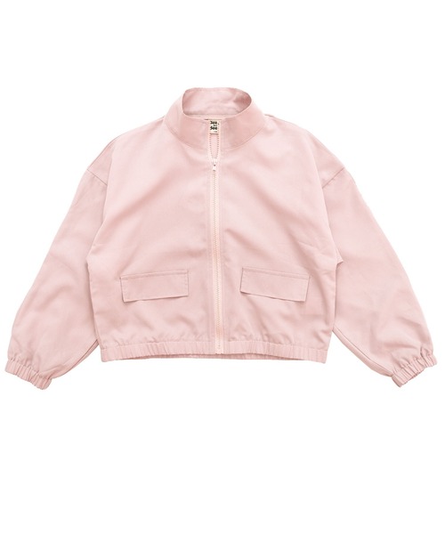 Bee des Bee(ビーデスビー)の「クロップド丈 ジップアップブルゾン(ブルゾン・キッズ・ブラック/ラベンダー/アイボリー/ピンク・110cm/100cm/120cm/130cm/140cm/150cm)」の20枚目の写真