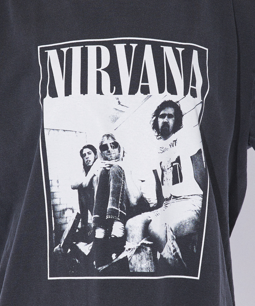 GOOD ROCK SPEED（グッドロックスピード）の「【GOOD ROCK SPEED/グッドロックスピード】NIRVANA TEE /ニルバーナ/ フォトTシャツ（Tシャツ/カットソー・メンズ・スミクロ/インディゴブルー/ホワイト/ブラック系その他/ホワイト系その他/ブラウン/ブラック系その他2・M/XL/L）」の22枚目の写真