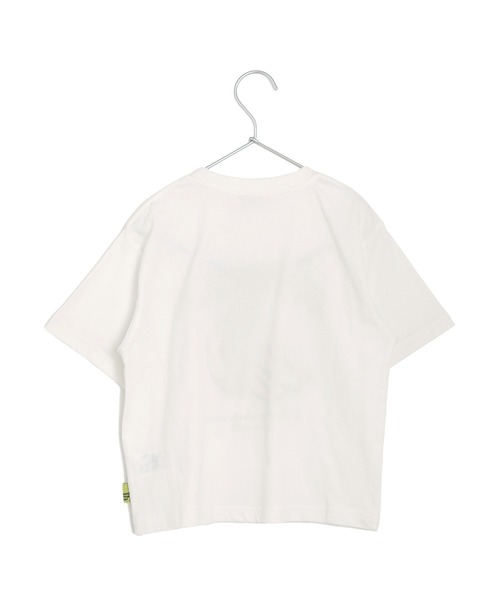 MAKE YOUR DAY(メイクユアデイ)の「バナナとロゴ半袖Tシャツ■パパサイズ(Tシャツ/カットソー・メンズ・オフホワイト/チャコールグレー・M/L)」の6枚目の写真