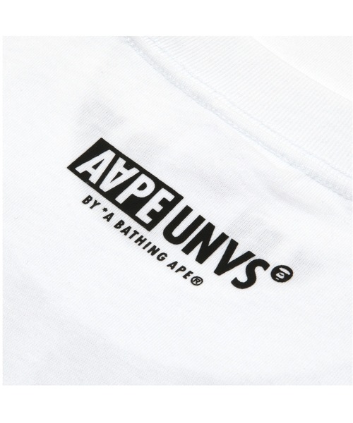 AAPE BY A BATHING APE（エーエイプバイアベイシングエイプ）の「AAPE BASIC TEE（Tシャツ/カットソー・メンズ・ホワイト/ブラック・LARGE/MEDIUM/SMALL/X-LARGE/XX-LARGE）」の5枚目の写真