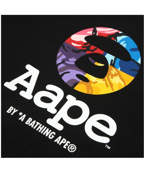 AAPE BY A BATHING APE（エーエイプバイアベイシングエイプ）の「AAPE BASIC TEE（Tシャツ/カットソー・メンズ・ホワイト/ブラック・LARGE/MEDIUM/SMALL/X-LARGE/XX-LARGE）」の7枚目の写真