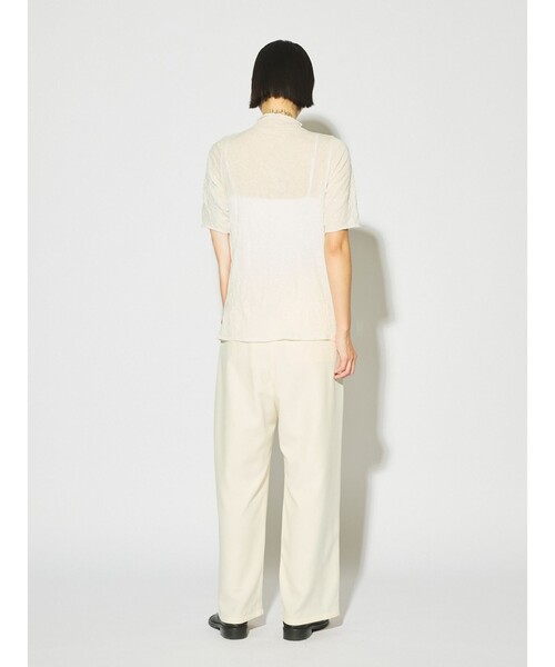 MIDIUMISOLID（ミディウミソリッド）の「MIDIUMISOLID for Ladies タックワイドテーパードパンツ（その他パンツ・レディース・ブラック/ライトグレー/アイボリー・FREE）」の10枚目の写真