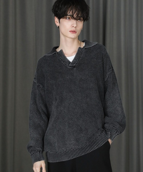 SHISHIKUI ANWC ブラック ニットセーター 長谷川潤さん着用 THE SHISHIKUI ブラック カシミア タートル