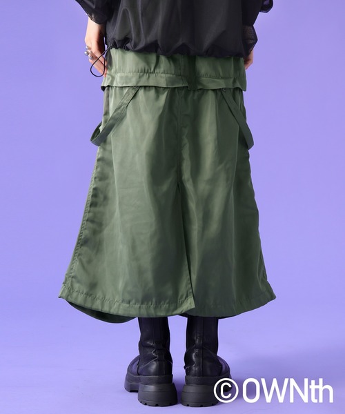 OWNth(オンス)の「3WAYミリタリースカート(スカート・レディース・ブラック/カーキ・ONESIZE)」の21枚目の写真