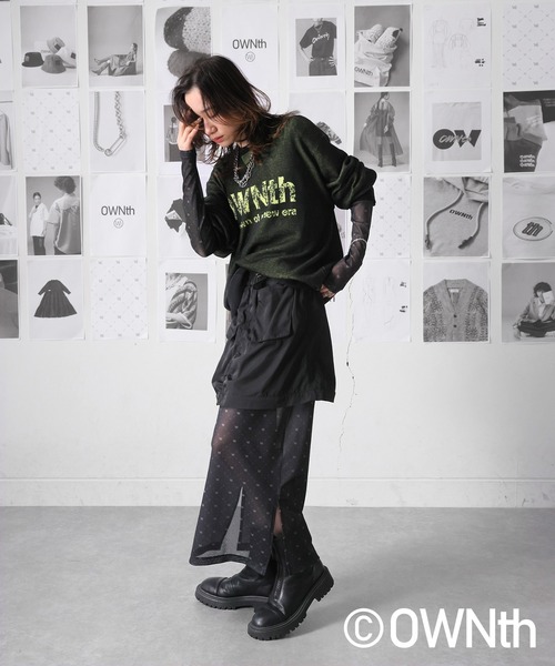 OWNth(オンス)の「3WAYミリタリースカート(スカート・レディース・ブラック/カーキ・ONESIZE)」の11枚目の写真