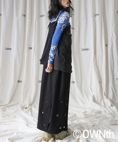 OWNth(オンス)の「3WAYミリタリースカート(スカート・レディース・ブラック/カーキ・ONESIZE)」の15枚目の写真