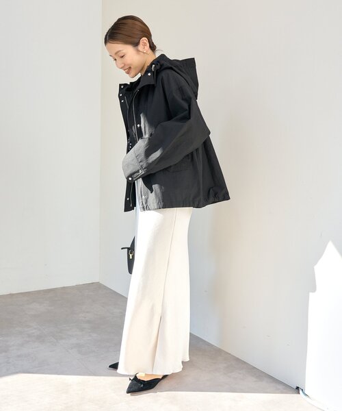 新品タグ付き ウェザー トラペーズスカートMANTECO フードミドル