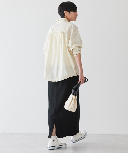 AMERICAN HOLIC（アメリカンホリック）の「【WEB限定】針抜きテレコタイトスカート（スカート・レディース・ブラック/パープル・S/M/L）」の21枚目の写真