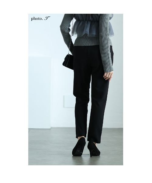 Sawa a la mode(サワアラモード)の「パールデコレーションテーパードパンツ(その他パンツ・レディース・ブラック/グレー/ピンク・FREE)」の9枚目の写真