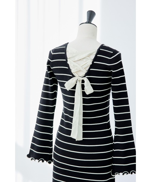 ワンピース Be Mine Back Lace-Up Mini Dress Be Mine Back Lace-Up Mini Dress ワンピース