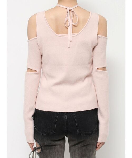 EATME(イートミー)の「リボンカットアウトリブニットアンサンブル(ニット/セーター・レディース・アイボリー/ブラック/ピンク・FREE)」の16枚目の写真