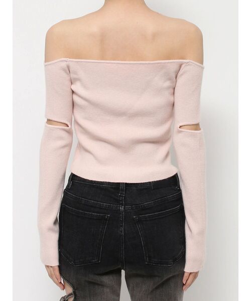 EATME(イートミー)の「リボンカットアウトリブニットアンサンブル(ニット/セーター・レディース・アイボリー/ブラック/ピンク・FREE)」の22枚目の写真