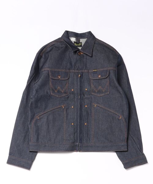 セール】Wrangler/ラングラー Denim Zip Trucker Jacket 24MJZ/デニム