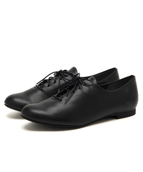 JELLY BEANS（ジェリービーンズ）の「ソフトレースアップフラットシューズ【Made in Japan】(113-51011)JELLY BEANS(ジェリービーンズ)（ドレスシューズ・レディース・ホワイト/ブラック/シルバー・24.5/24/23.5/23/22.5）」の8枚目の写真