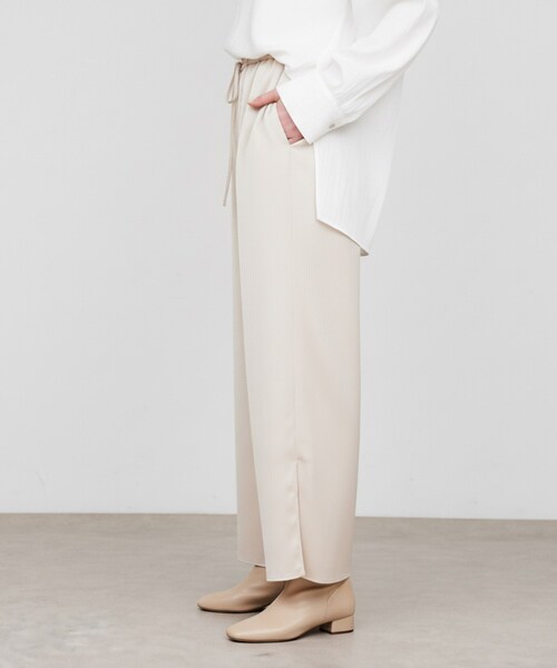 cloenc（クロエンス）の「【マシンウォッシュ】ドレープワイドパンツ（その他パンツ・レディース・ブラック/ベージュ・01/02/03）」の6枚目の写真