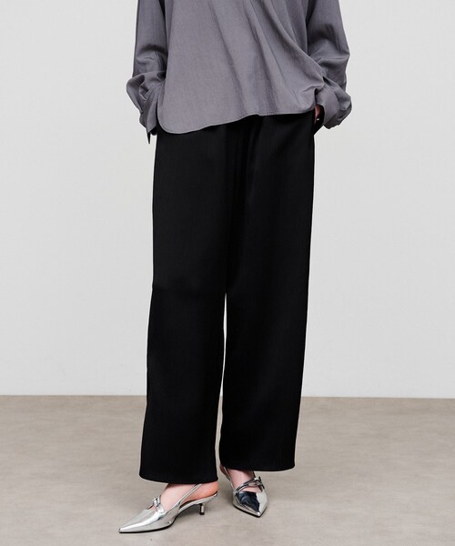 cloenc（クロエンス）の「【マシンウォッシュ】ドレープワイドパンツ（その他パンツ・レディース・ブラック/ベージュ・01/02/03）」の11枚目の写真
