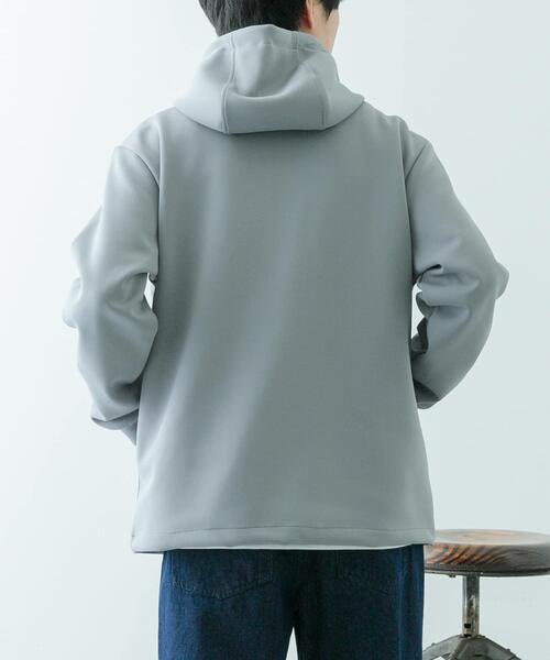 ITEMS URBANRESEARCH（アイテムズ アーバンリサーチ）の「ZIP UP ダンボール フードアウター（その他アウター・メンズ・ネイビー/ブラック/グレー・MEDIUM/LARGE）」の8枚目の写真