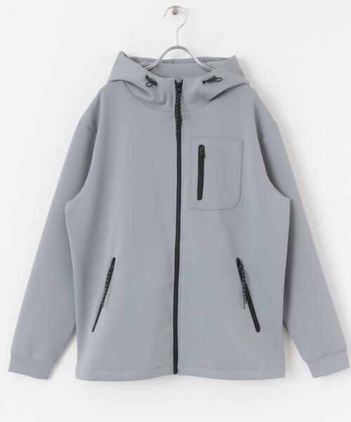 ITEMS URBANRESEARCH（アイテムズ アーバンリサーチ）の「ZIP UP ダンボール フードアウター（その他アウター・メンズ・ネイビー/ブラック/グレー・MEDIUM/LARGE）」の11枚目の写真