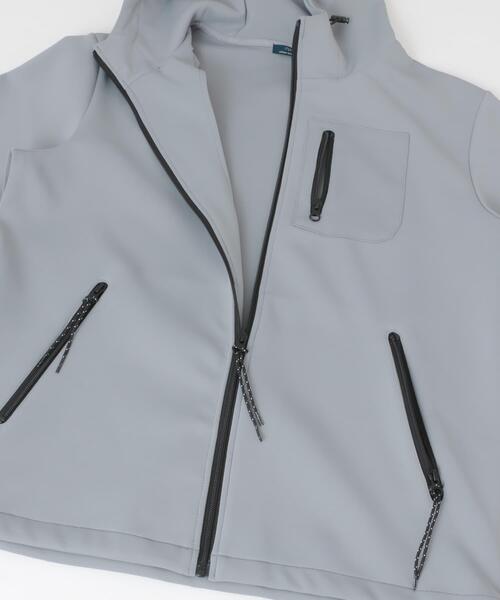 ITEMS URBANRESEARCH（アイテムズ アーバンリサーチ）の「ZIP UP ダンボール フードアウター（その他アウター・メンズ・ネイビー/ブラック/グレー・MEDIUM/LARGE）」の13枚目の写真