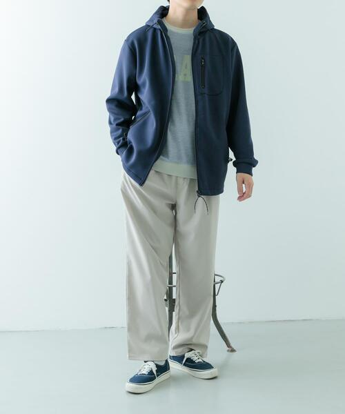 ITEMS URBANRESEARCH（アイテムズ アーバンリサーチ）の「ZIP UP ダンボール フードアウター（その他アウター・メンズ・ネイビー/ブラック/グレー・MEDIUM/LARGE）」の21枚目の写真