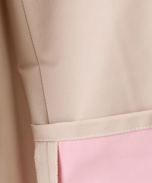 COUP DE CHANCE(クードシャンス)の「【洗える】配色使いショート丈コート(その他アウター・レディース・ベージュ系その他7/ライトグレー系4/ネイビー系4・40/38/36/34)」の12枚目の写真