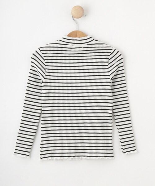 SHOO・LA・RUE（シューラルー）の「【100-150cm】刺繍ロゴ使いリブロンT（Tシャツ/カットソー・キッズ・ライトグレー/パープル/ライトグリーン/ホワイト系3・11/10/12/15 /13/14）」の17枚目の写真