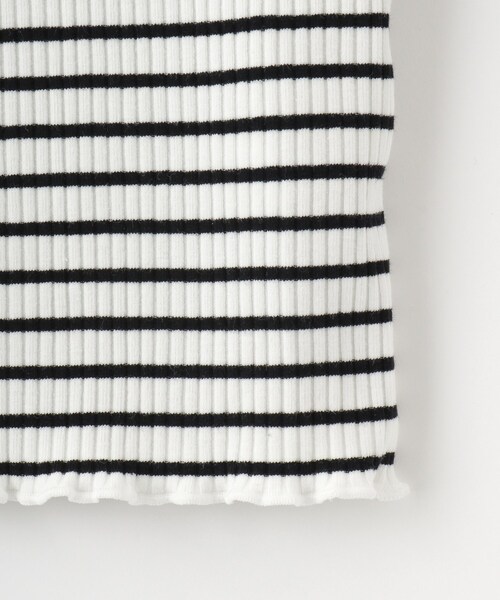 SHOO・LA・RUE（シューラルー）の「【100-150cm】刺繍ロゴ使いリブロンT（Tシャツ/カットソー・キッズ・ライトグレー/パープル/ライトグリーン/ホワイト系3・11/10/12/15 /13/14）」の6枚目の写真