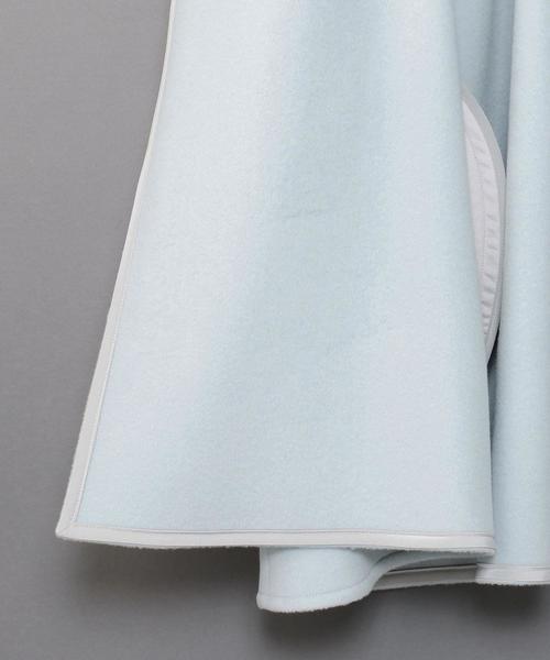 BEAUTY&YOUTH UNITED ARROWS（ビューティーアンドユースユナイテッドアローズ）の「＜6(ROKU)＞STOLE HALF COAT/ｺｰﾄ◆（その他アウター・レディース・ベージュ/ライトブルー・フリー）」の3枚目の写真