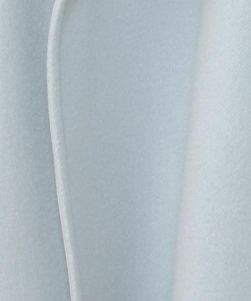BEAUTY&YOUTH UNITED ARROWS（ビューティーアンドユースユナイテッドアローズ）の「＜6(ROKU)＞STOLE HALF COAT/ｺｰﾄ◆（その他アウター・レディース・ベージュ/ライトブルー・フリー）」の4枚目の写真