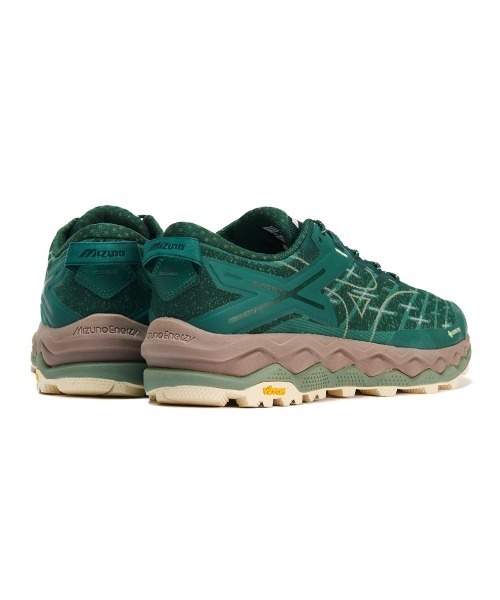 MIZUNO(ミズノ )の「MIZUNO WAVE MUJIN LS GTX(ミズノ ウエーブ ムジン LS ゴアテックス)(スニーカー・メンズ・ブラック/グリーン系・26cm/26.5cm/27cm/27.5cm/28cm/28.5cm/29cm)」の10枚目の写真