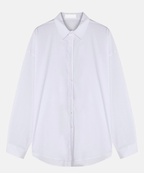 ASCLO（エジュクロ）の「ASCLO／オーバーフィットシャツ（シャツ/ブラウス・メンズ・ブルー/ブラック/ホワイト/ブラウン・FREE）」の10枚目の写真