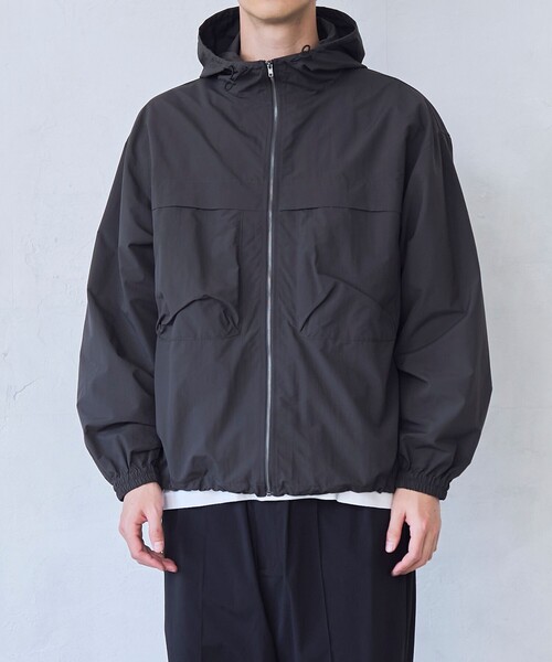 RONEL(ロネル)の「【RONEL】ナイロンRIPパーカー(マウンテンパーカー・メンズ・ダークグレー/ライム・S/M/L/XL)」の20枚目の写真