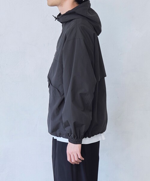 RONEL(ロネル)の「【RONEL】ナイロンRIPパーカー(マウンテンパーカー・メンズ・ダークグレー/ライム・S/M/L/XL)」の21枚目の写真