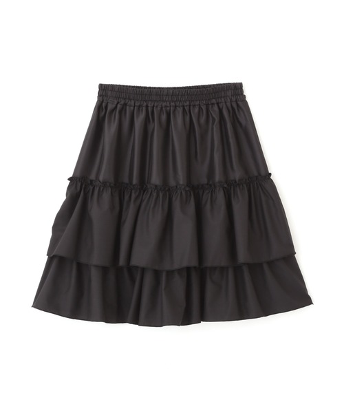 JILL by JILL STUART(ジルバイジルスチュアート)の「◇ポロ衿スウェットフリルミニセットアップ(ワンピース・レディース・グレー/ベージュ・FREE)」の5枚目の写真