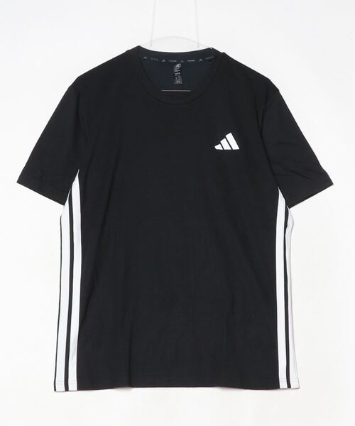 adidas(アディダス)の「アディダス adidas トレイン エッセンシャルズ トレーニング Feelready スリーストライプス 半袖Tシャツ(Tシャツ/カットソー・メンズ・ホワイト/ブラック/ダークブルー・S/M/L/LL/3L)」の2枚目の写真