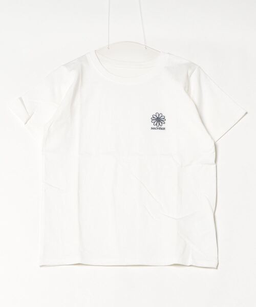 Per sist ence(パーシエンス)の「天竺フラワー刺繍コンパクトTシャツ(Tシャツ/カットソー・レディース・ブラック/オフホワイト/杢グレー・FREE)」の12枚目の写真