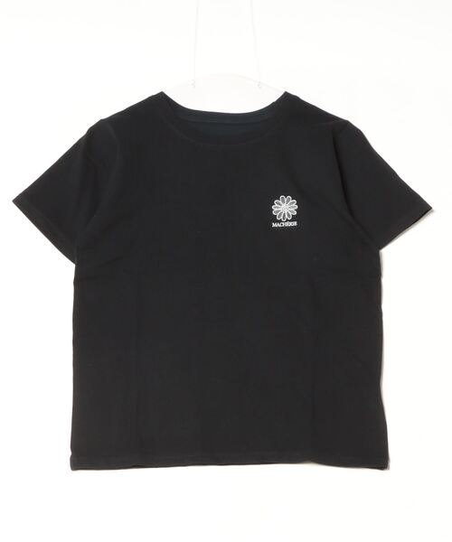 Per sist ence(パーシエンス)の「天竺フラワー刺繍コンパクトTシャツ(Tシャツ/カットソー・レディース・ブラック/オフホワイト/杢グレー・FREE)」の18枚目の写真