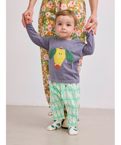 BOBO CHOSES（ボボショーズ）の「Lucky Fish all over woven hare（その他ベビーウェア・キッズ・ミント・80/90）」の2枚目の写真
