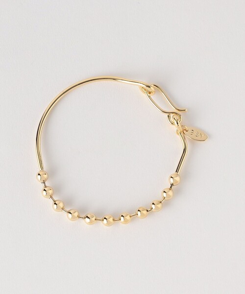 BEAUTY&YOUTH UNITED ARROWS（ビューティーアンドユースユナイテッドアローズ）の「メタルパーツ×ボールチェーン ブレスレット（ブレスレット・レディース・シルバー/ゴールド・FREE）」の4枚目の写真