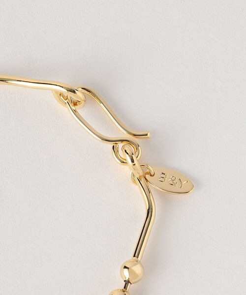 BEAUTY&YOUTH UNITED ARROWS（ビューティーアンドユースユナイテッドアローズ）の「メタルパーツ×ボールチェーン ブレスレット（ブレスレット・レディース・シルバー/ゴールド・FREE）」の7枚目の写真