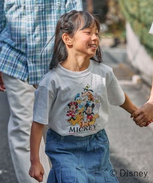 FOUND GOOD（ファウンドグッド）の「＜ミッキーマウス＞Ｔシャツ（Tシャツ/カットソー・キッズ・グレー系8/グレー系5/ホワイト系5・150cm/120cm/140cm/130cm）」の2枚目の写真