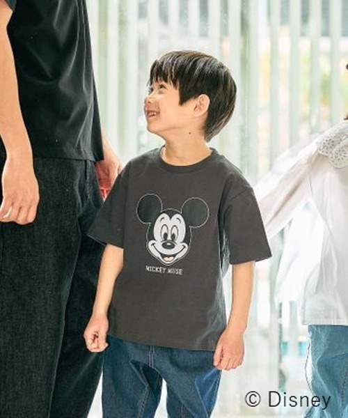 FOUND GOOD（ファウンドグッド）の「＜ミッキーマウス＞Ｔシャツ（Tシャツ/カットソー・キッズ・グレー系8/グレー系5/ホワイト系5・150cm/120cm/140cm/130cm）」の3枚目の写真