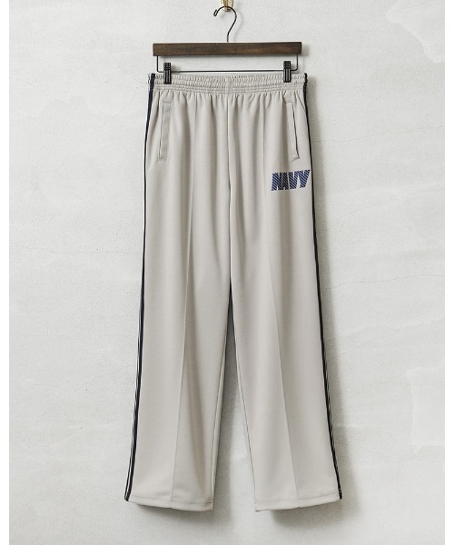 WAIPER.inc（ワイパーインク）の「USNA（アメリカ海軍兵学校）オフィシャルライセンス USNA-021 サイドライン トラックパンツ NAVYプリント（その他パンツ・メンズ・ネイビー/グレー・M/L/XL）」の2枚目の写真