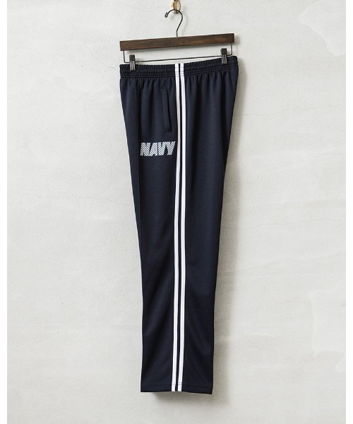 WAIPER.inc（ワイパーインク）の「USNA（アメリカ海軍兵学校）オフィシャルライセンス USNA-021 サイドライン トラックパンツ NAVYプリント（その他パンツ・メンズ・ネイビー/グレー・M/L/XL）」の3枚目の写真