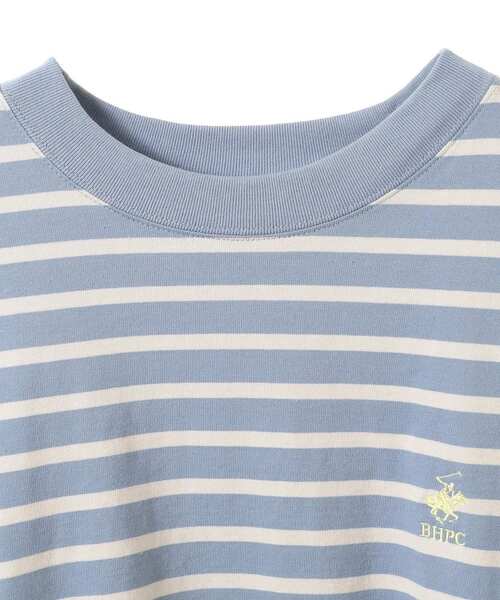 BEVERLY HILLS POLO CLUB（ビバリーヒルズポロクラブ）の「【別注】BEVERLY HILLS POLO CLUB刺繍ワイドスリーブTEE（Tシャツ/カットソー・レディース・ブラック系その他4/ブルー系その他/オフホワイト/ブラック・FREE）」の11枚目の写真