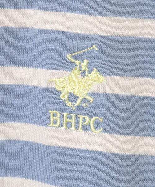 BEVERLY HILLS POLO CLUB（ビバリーヒルズポロクラブ）の「【別注】BEVERLY HILLS POLO CLUB刺繍ワイドスリーブTEE（Tシャツ/カットソー・レディース・ブラック系その他4/ブルー系その他/オフホワイト/ブラック・FREE）」の12枚目の写真