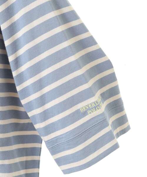 BEVERLY HILLS POLO CLUB（ビバリーヒルズポロクラブ）の「【別注】BEVERLY HILLS POLO CLUB刺繍ワイドスリーブTEE（Tシャツ/カットソー・レディース・ブラック系その他4/ブルー系その他/オフホワイト/ブラック・FREE）」の13枚目の写真
